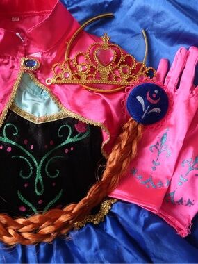 Disney Frozen Anna costume dress 3/4T 100cm